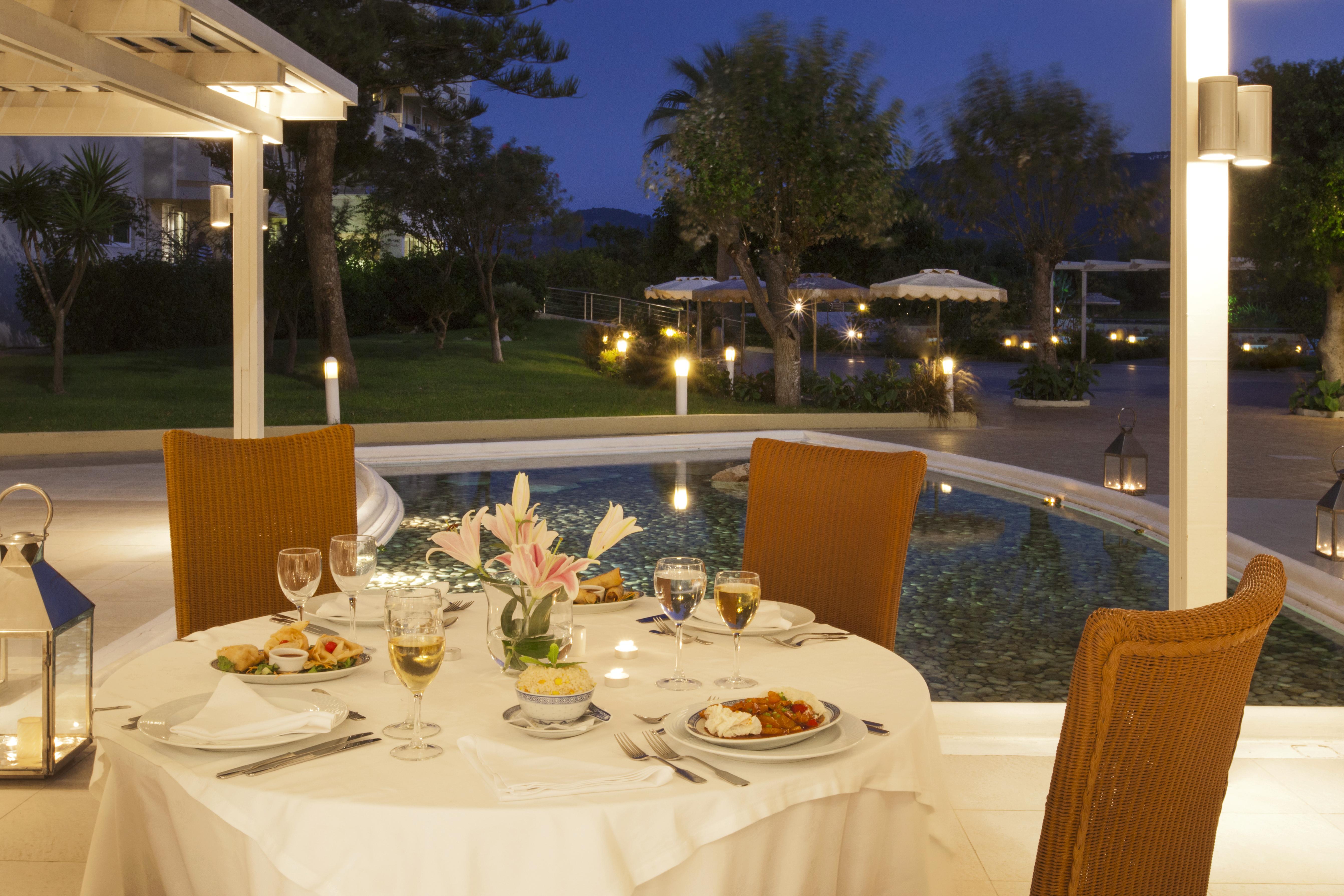 Electra Palace Rhodes Jalisos Zewnętrze zdjęcie The restaurant