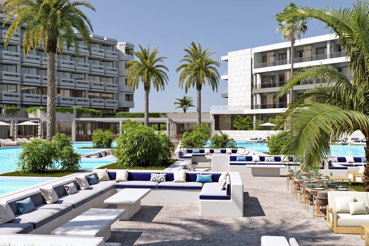 Electra Palace Rhodes Jalisos Zewnętrze zdjęcie The resort's pool area